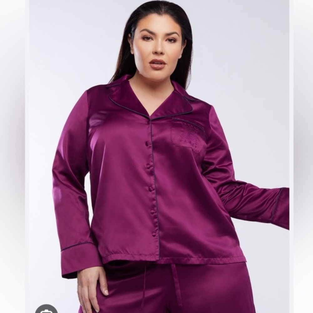 Purple satin like savage x Fenty pajama top